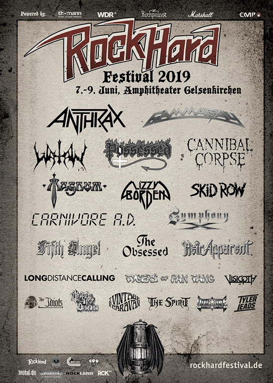 Festivalflyer Rockhard 2019