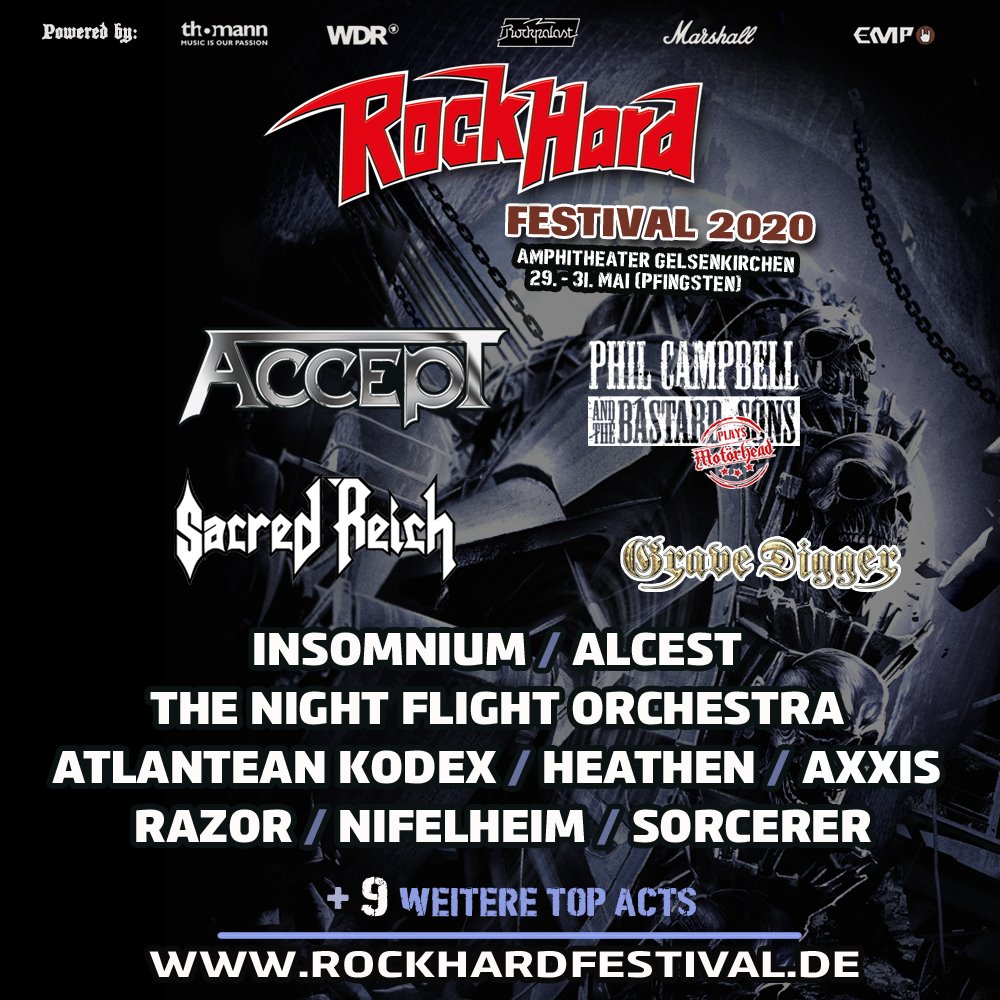 Festivalflyer Rockhard Festival 2020