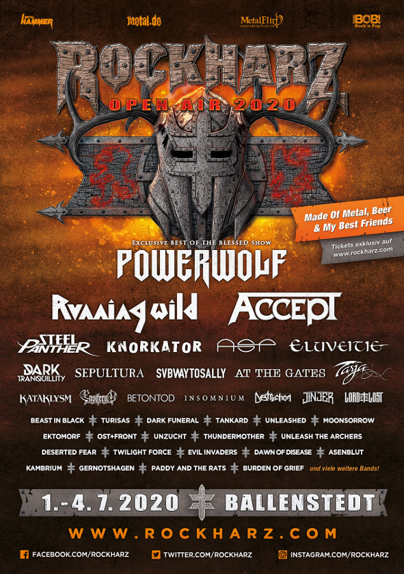 Festivalflyer Rockharz 2020