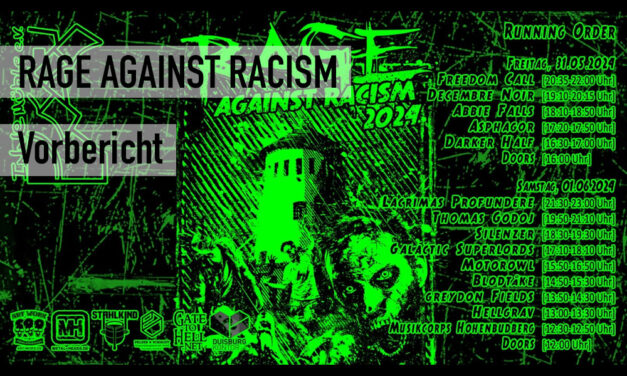 Rage Against Racism Festival 2024 – Vorbericht